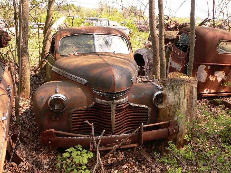 abandoned cars