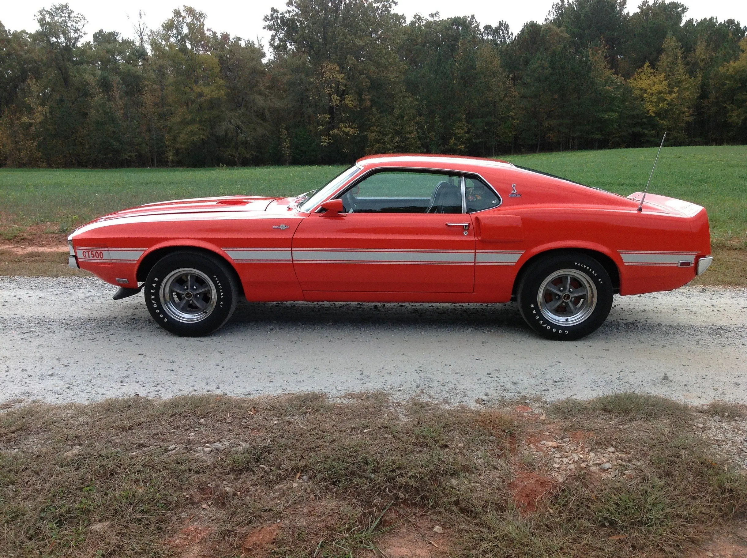 Grabber Orange 1970 Shelby Mustang GT500