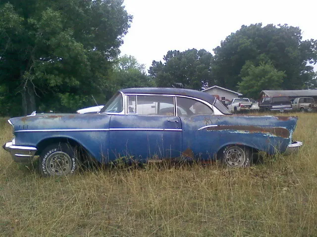 Abandoned 1957 Chevy Bel Air