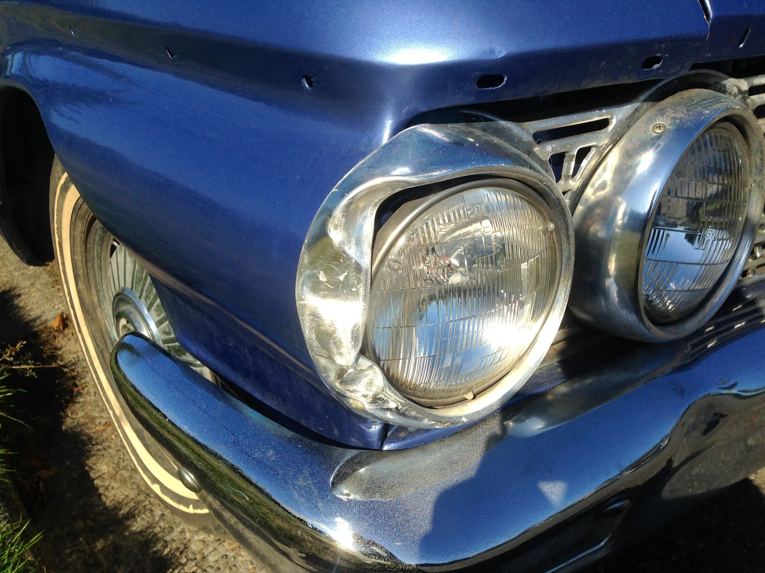 1962 Galaxie outer headlight bezel