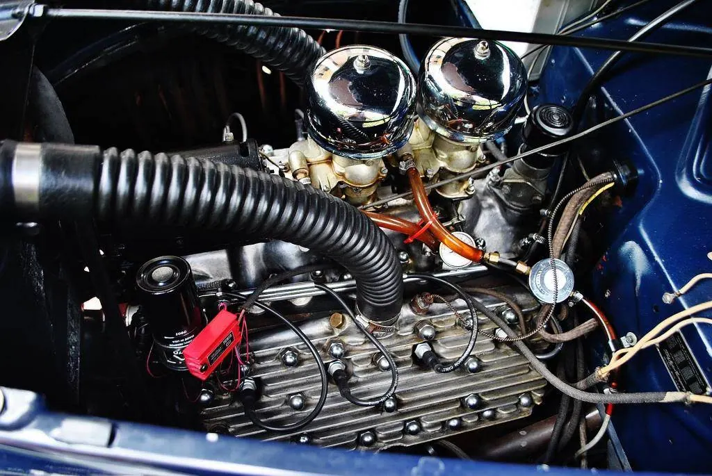1937 Ford Phaeton Convertible engine