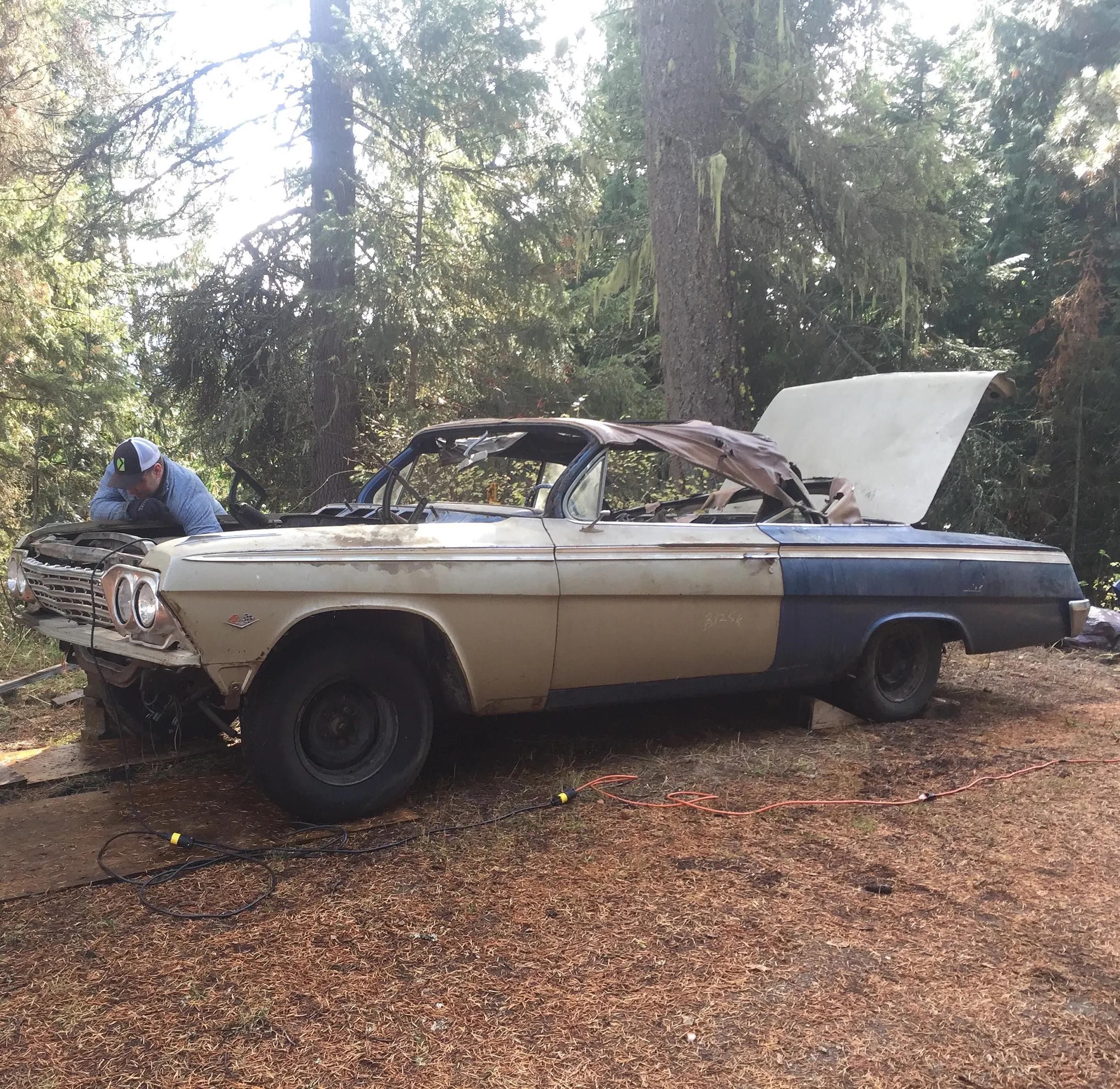 Barn Find 1962 Impala SS Convertible Barn Find