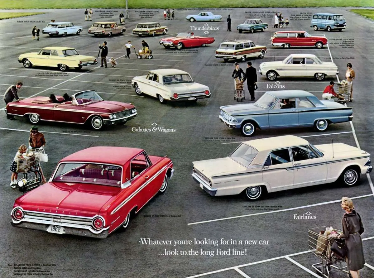 1962 Ford Model Lineup