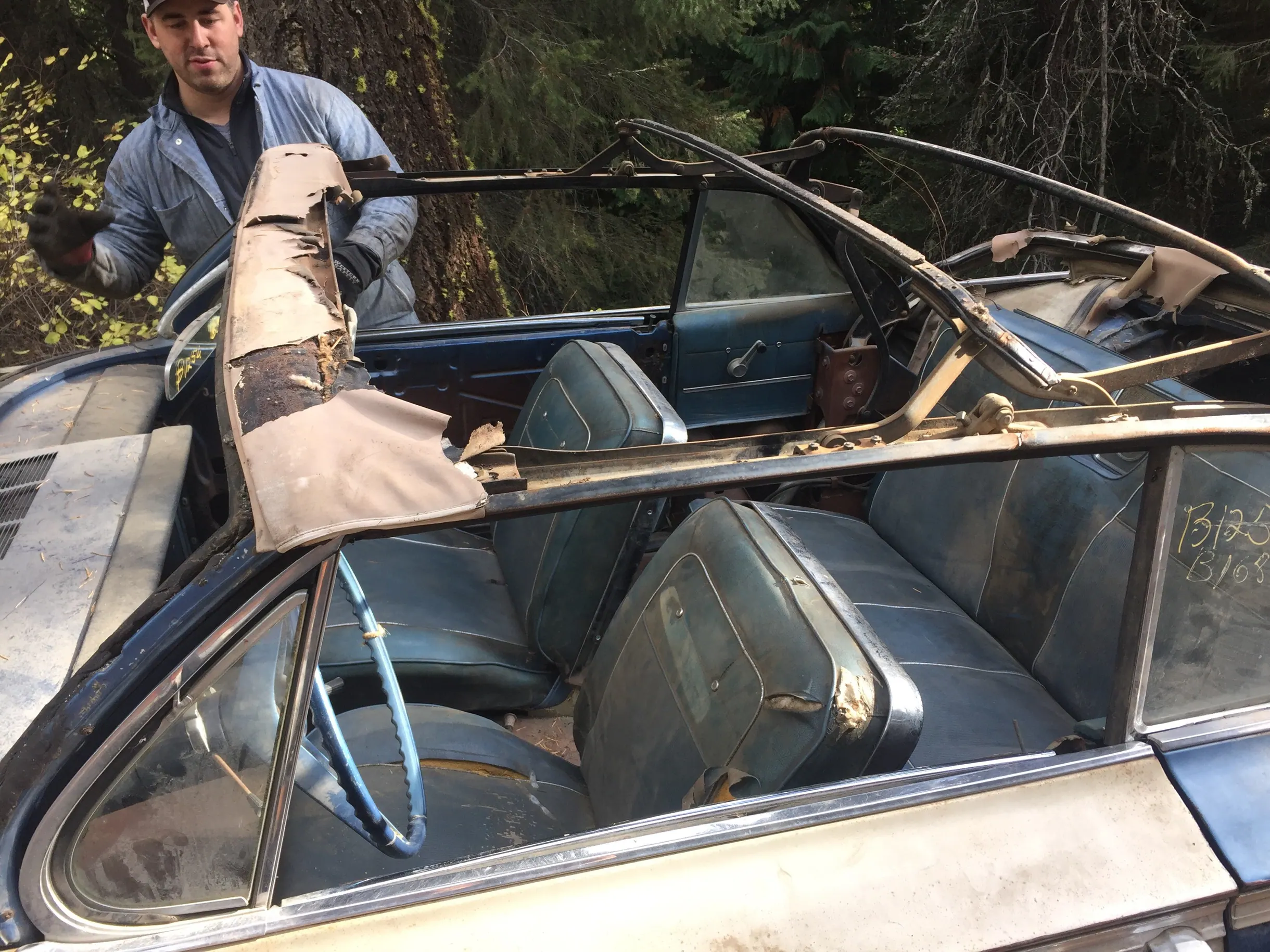 Barn Find 1962 Impala SS Convertible Interior