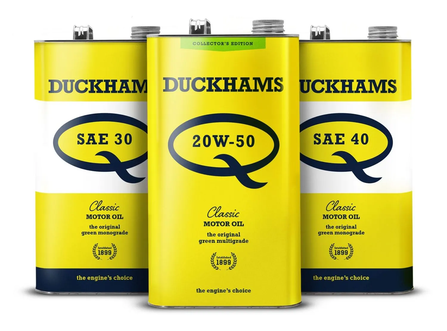 The Duckhams range as it appears today