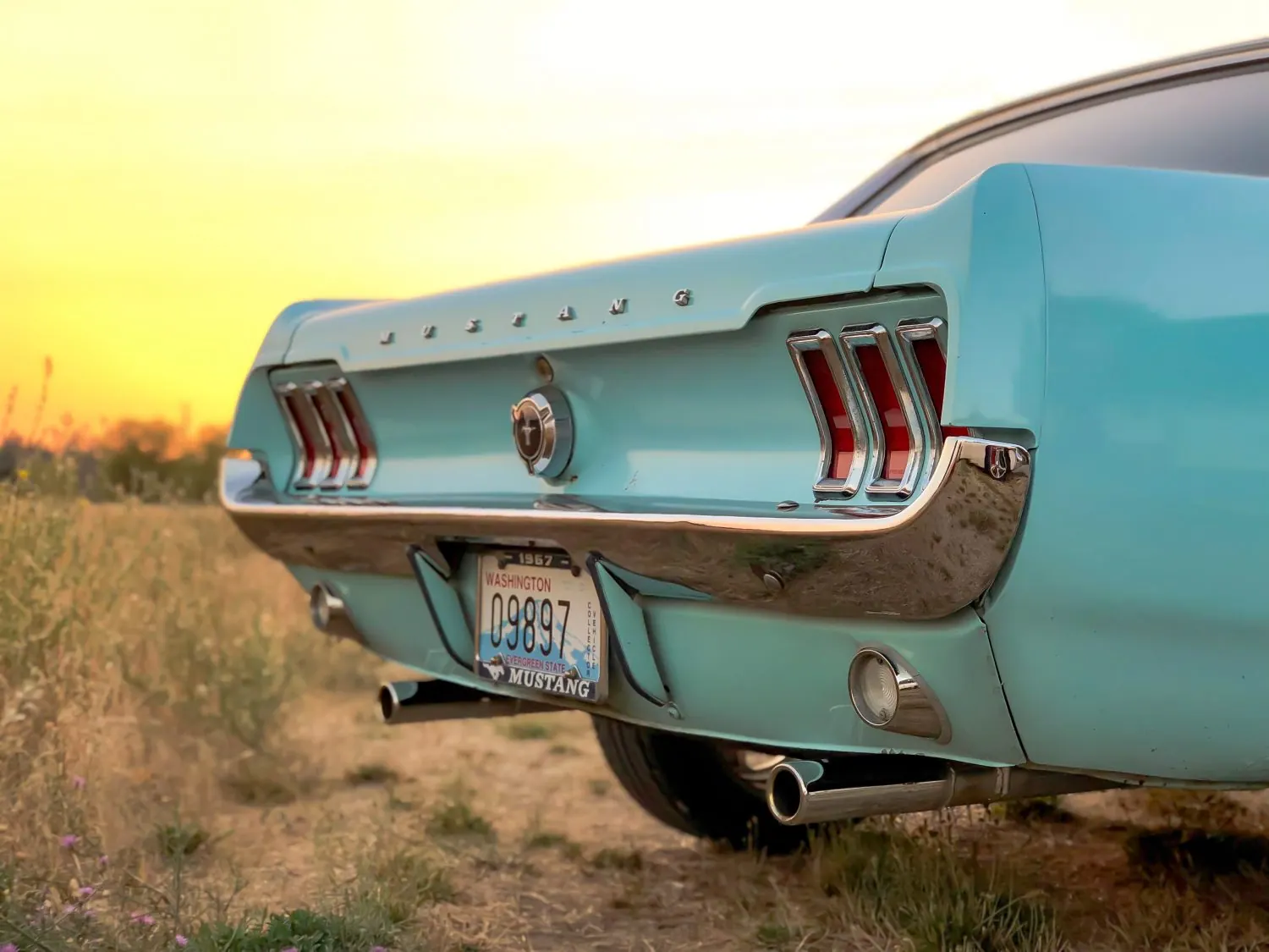 1967 Mustang Rear End