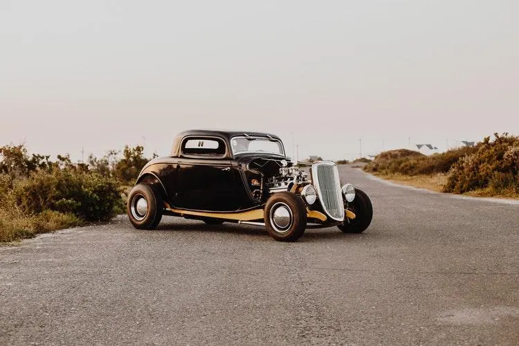Black Hot rod