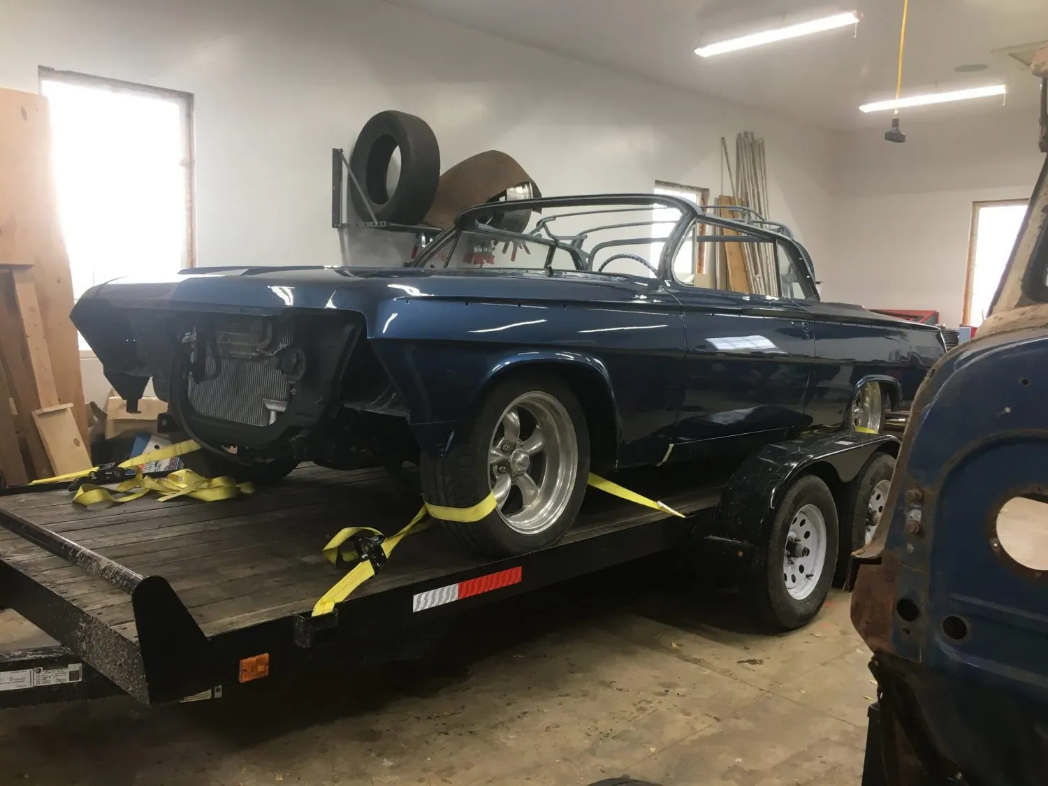 blue 62 Impala SS