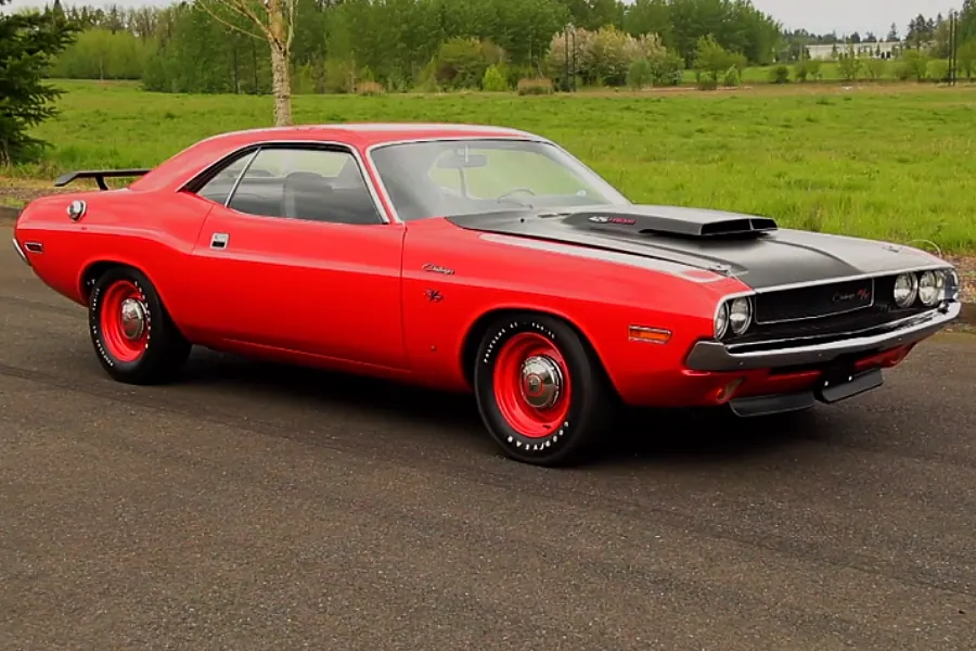 1970 dodge hemi challenger is one of the most sought after muscle cars according to car collectors